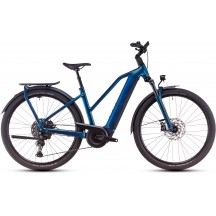 BICICLETA ELECTRICA CUBE KATHMANDU HYBRID EX TRAPEZE ELECTRICBLUE CHROME 2025