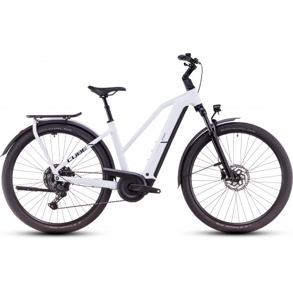 BICICLETA ELECTRICA CUBE KATHMANDU HYBRID ONE TRAPEZE POLARWHITE BLACK 2025 BICICLETA ELECTRICA CUBE KATHMANDU HYBRID ONE TRAPEZE POLARWHITE BLACK 2025