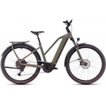 BICICLETA ELECTRICA CUBE KATHMANDU HYBRID PRO 800 TRAPEZE DUSTYOLIVE GOLD 2025