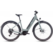 BICICLETA ELECTRICA CUBE NURIDE HYBRID PERFORMANCE 625 ALLROAD EASY ENTRY SWAMPGREY BLACK 2025