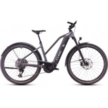 BICICLETA ELECTRICA CUBE NURIDE HYBRID SLT ALLROAD TRAPEZE GRAPHITE FOSSIL 2025