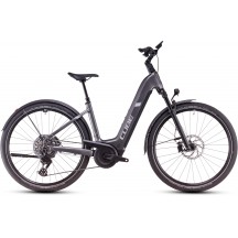 BICICLETA ELECTRICA CUBE NURIDE HYBRID SLT 800 ALLROAD EASY ENTRY GRAPHITE FOSSIL 2025