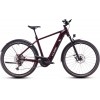 BICICLETA ELECTRICA CUBE NURIDE HYBRID SLX ALLROAD AMARONE LUNAR 2025