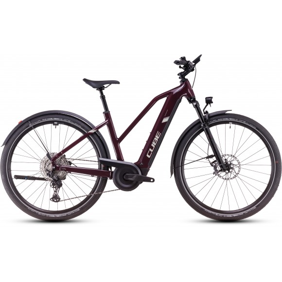 BICICLETA ELECTRICA CUBE NURIDE HYBRID SLX 800 ALLROAD TRAPEZE AMARONE LUNAR 2025 BICICLETA ELECTRICA CUBE NURIDE HYBRID SLX 800 ALLROAD TRAPEZE AMARONE LUNAR 2025