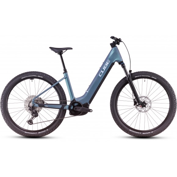 BICICLETA ELECTRICA CUBE REACTION 27.5" HYBRID PRO 600 EASY ENTRY SMARAGDGREY PRISM 2025 BICICLETA ELECTRICA CUBE REACTION 27.5" HYBRID PRO 600 EASY ENTRY SMARAGDGREY PRISM 2025