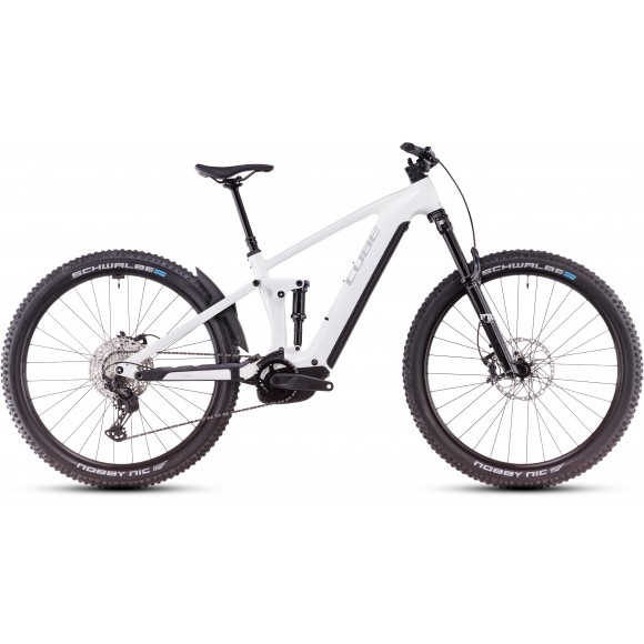 BICICLETA ELECTRICA CUBE STEREO 29" HYBRID ONE44 EXC 800 METALLICWHITE BLACK 2025 BICICLETA ELECTRICA CUBE STEREO 29" HYBRID ONE44 EXC 800 METALLICWHITE BLACK 2025