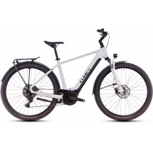 BICICLETA ELECTRICA CUBE TOURING 28" HYBRID ONE 500 COTTON GREY 2025