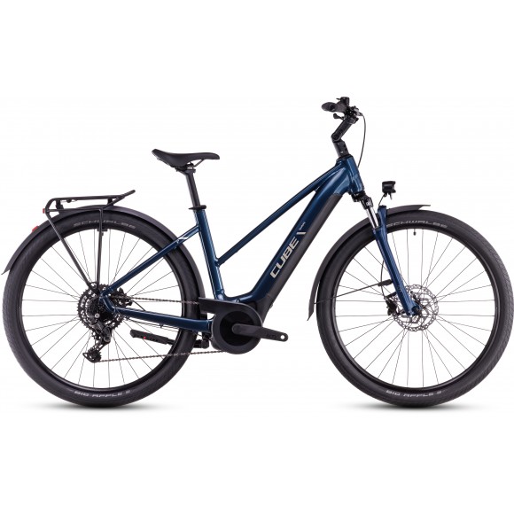 BICICLETA ELECTRICA CUBE TOURING 28" HYBRID ONE 625 TRAPEZE DEEPSEA CHROME 2025 BICICLETA ELECTRICA CUBE TOURING 28" HYBRID ONE 625 TRAPEZE DEEPSEA CHROME 2025