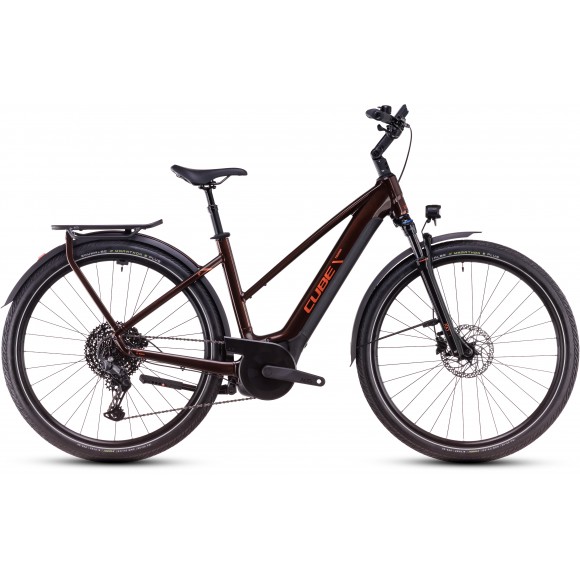 BICICLETA ELECTRICA CUBE TOURING 28" HYBRID PRO 625 TRAPEZE CINNAMON ORANGE 2025 BICICLETA ELECTRICA CUBE TOURING 28" HYBRID PRO 625 TRAPEZE CINNAMON ORANGE 2025