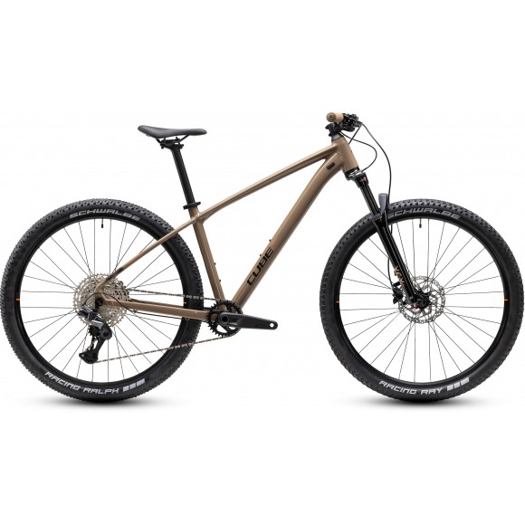BICICLETA CUBE AIM SLT 29" CAPPUCCINO BLACK 2027