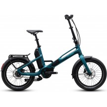BICICLETA ELECTRICA CUBE FOLD HYBRID DELUXE 540 METALLICPETROL SEA 2027