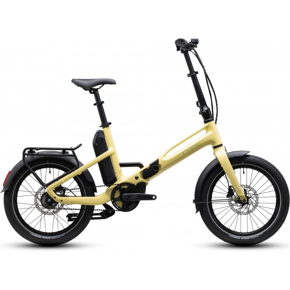 BICICLETA ELECTRICA CUBE FOLD HYBRID DELUXE 540 PALEYELLOW SAGE 2027 BICICLETA ELECTRICA CUBE FOLD HYBRID DELUXE 540 PALEYELLOW SAGE 2027