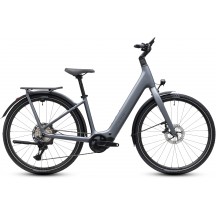 BICICLETA ELECTRICA CUBE KATHMANDU HYBRID C:62 SLT 400X EASY ENTRY ASHGREY PRIZM 2027