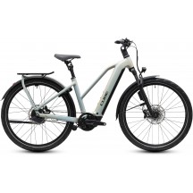 BICICLETA ELECTRICA CUBE KATHMANDU HYBRID DELUXE EXC 800 TRAPEZE GLINTSAND BLACK 2027