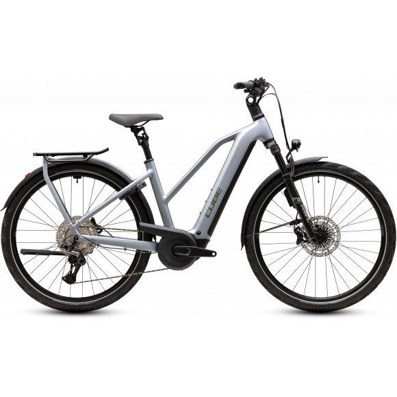 BICICLETA ELECTRICA CUBE KATHMANDU HYBRID EXC 800 TRAPEZE SLATEGREY CHROME 2027