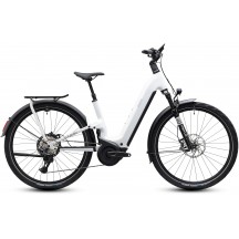 BICICLETA ELECTRICA CUBE KATHMANDU HYBRID ONE11 HPC SLX 800 EASY ENTRY METALLICWHITE PRIZM 2027