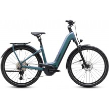 BICICLETA ELECTRICA CUBE KATHMANDU HYBRID PRO 800 EASY ENTRY SMARAGDGREY BLACK 2027