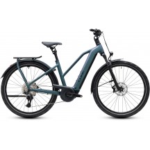 BICICLETA ELECTRICA CUBE KATHMANDU HYBRID PRO 800 TRAPEZE SMARAGDGREY BLACK 2027
