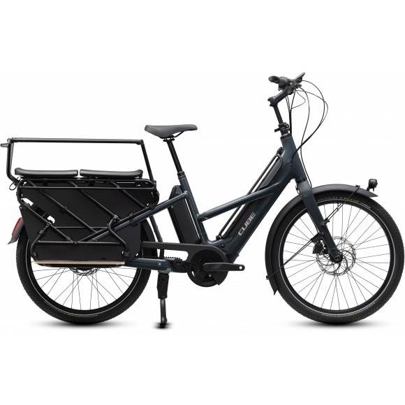 BICICLETA ELECTRICA CUBE LONGTAIL HYBRID DELUXE FAMILY 800 SHADOWGREY GREY 2027 BICICLETA ELECTRICA CUBE LONGTAIL HYBRID DELUXE FAMILY 800 SHADOWGREY GREY 2027