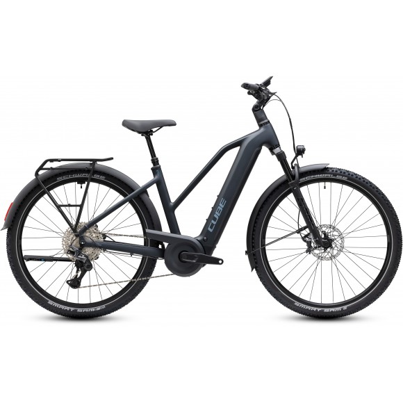 BICICLETA ELECTRICA CUBE NURIDE HYBRID EXC 800 TRAPEZE COAL CHROME 2027 BICICLETA ELECTRICA CUBE NURIDE HYBRID EXC 800 TRAPEZE COAL CHROME 2027