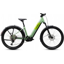 BICICLETA ELECTRICA CUBE REACTION HYBRID ONE 720 FE EASY ENTRY CACTUS BLACK 2027