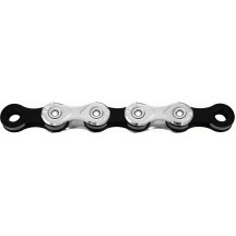 Lant KMC X10 Sil-Bk, 10Vit, 1/2x11/128
