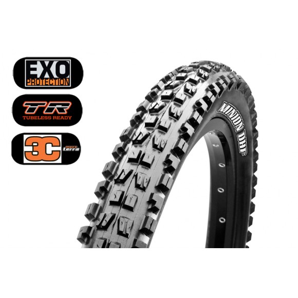 Anv.27.5X2.50 Maxxis Minion DHF 3C EXO TR 60TPI foldabil Downhill Anv.27.5X2.50 Maxxis Minion DHF 3C EXO TR 60TPI foldabil Downhill