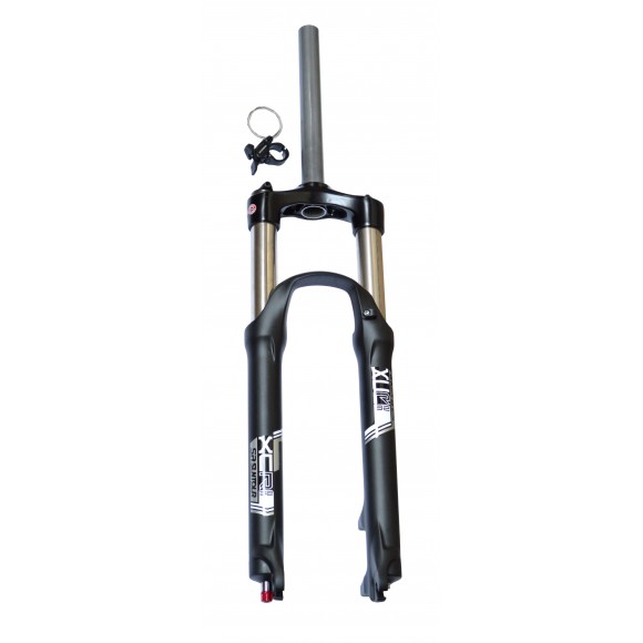FURCA TELESCOPICA  26'' - SR SUNTOUR XCR AIR-DS-RL-R-100MM-AHEAD 1.1/8'', negru mat