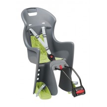 SCAUN COPII - POLISPORT - BOODIE, FFS, spate, fixare spate cadru( teava sa ), ECO QUICK,  gri/verde
