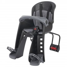 SCAUN COPII - POLISPORT - BILBY JUNIOR FF, fata, fixare spate cadru ( teava sa ), ECO QUICK, glisabil, negru/gri