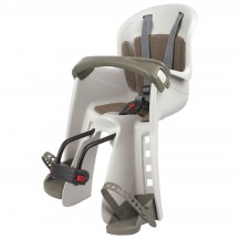 SCAUN COPII - POLISPORT - BILBY JUNIOR HT, fata, fixare fata cadru ( teava frontala ), ECO QUICK, glisabil, crem/maro