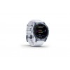 Ceas Garmin Fenix 7S rama argintie si curea din silicon alba, Culoare: White