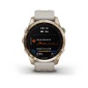 Ceas Garmin Fenix 7S Sapphire Solar Cream Gold cu bratara Light Sand, Culoare: Gold Ceas Garmin Fenix 7S Sapphire Solar Cream Gold cu bratara Light Sand, Culoare: Gold