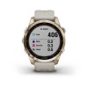 Ceas Garmin Fenix 7S Sapphire Solar Cream Gold cu bratara Light Sand, Culoare: Gold Ceas Garmin Fenix 7S Sapphire Solar Cream Gold cu bratara Light Sand, Culoare: Gold