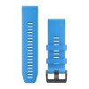 Curea Garmin Quickfit 26 silicon albastru cyan, Culoare: Blue