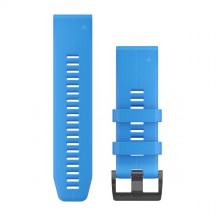 Curea Garmin Quickfit 26 silicon albastru cyan, Culoare: Blue