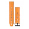 Curea Garmin Quickfit 22 Silicon portocaliu, Culoare: Orange