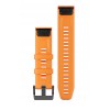 Curea Garmin Quickfit 22 Silicon portocaliu, Culoare: Orange