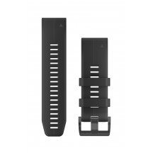 Curea Garmin Quickfit 26 silicon negru, Culoare: Black