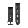 Curea Garmin Quickfit 26 silicon negru, Culoare: Black