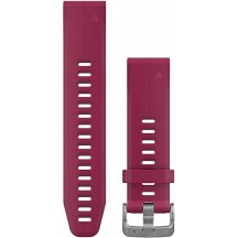 Curea Garmin Quickfit 20 silicon cerise fenix 5S, 6S, Culoare: Red
