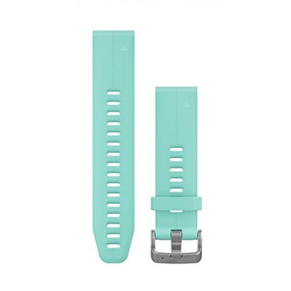 Curea Garmin Quickfit 20 silicon albastru intens Fenix 5S/6S, Culoare: Light Blue
