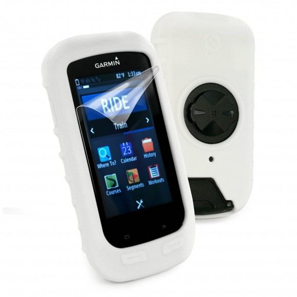 Husa Silicon Garmin Edge 1000, Culoare: White