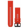 Curea Garmin Quickfit 26 Silicon rosu, Culoare: Red