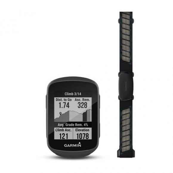 GPS Garmin Edge 130 Plus pachet HR, Culoare: Black GPS Garmin Edge 130 Plus pachet HR, Culoare: Black