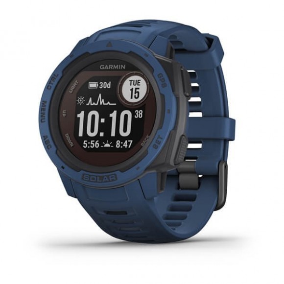 Ceas Garmin Instinct Solar tidal blue, Culoare: Blue Ceas Garmin Instinct Solar tidal blue, Culoare: Blue