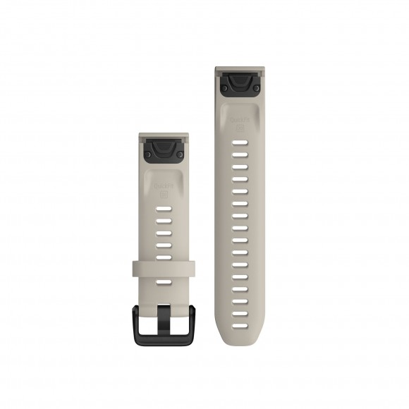 Curea Garmin Quickfit 20 silicon Light Sand fenix 5S, 6S, Culoare: Light Sand