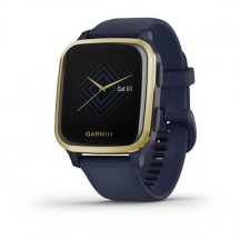 Ceas Garmin Venu SQ Music navy, light gold, Culoare: Navy
