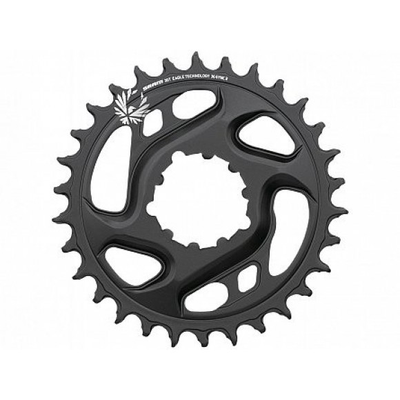 Foaie Angrenaj SRAM XSync 2 CF Direct Mount 6 mm 34T, Culoare: Black