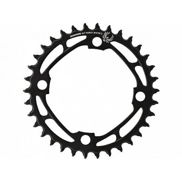 Foaie Angrenaj SRAM XSync 2 104mm 34T, Culoare: Black Foaie Angrenaj SRAM XSync 2 104mm 34T, Culoare: Black